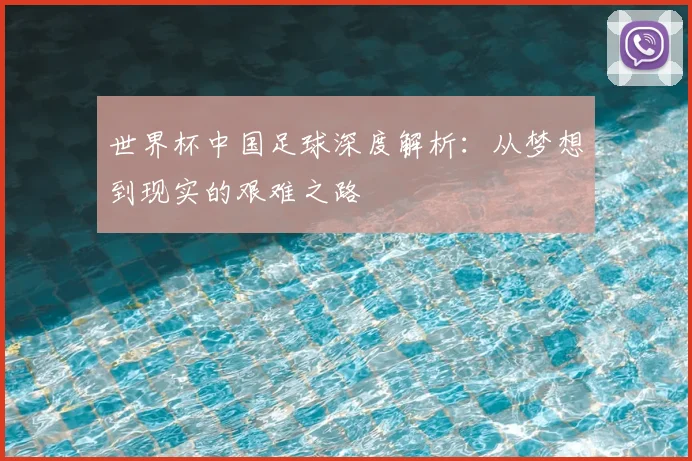 世界杯中国足球深度解析：从梦想到现实的艰难之路